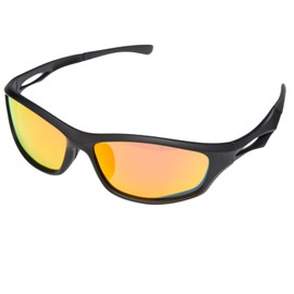 Valeria UV400 Polarized Sunglasses, Windproof, Pollen Resistant Fit, Hard Case Included, For Sports, Outdoors, Black