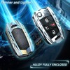Ocezbiis for Volkswagen Key Fob Cover,Keychain,Zinc Alloy Protection Car Key
