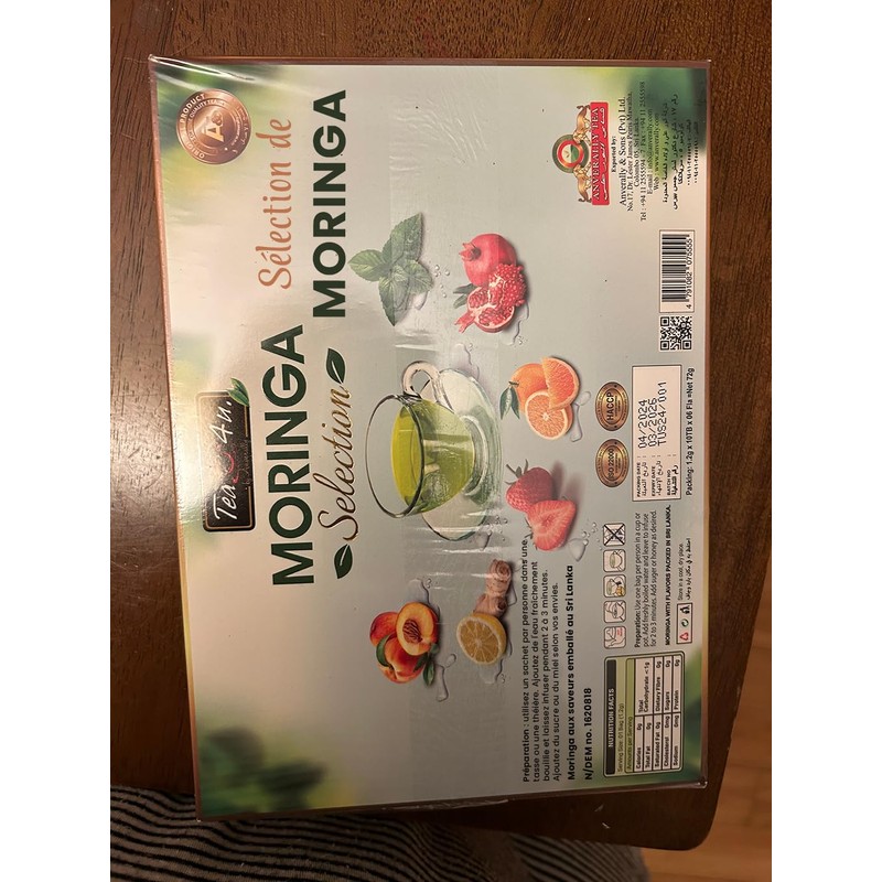 Tea4U Moringa Oleifera Flavored Energy Tea (Moringa Selection) - With