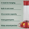 Perky-Pet 209B-1SR Glass Hummingbird Feeders for Outdoors Hanging - 30