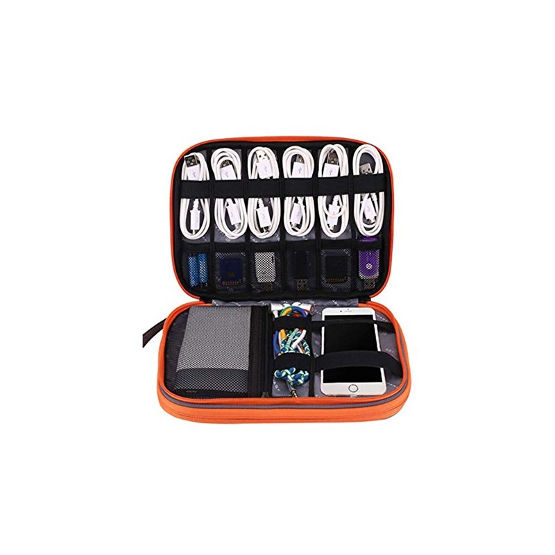Acoki Portable Electronic Accessories Travel case, Cable Organizer Bag Gadget