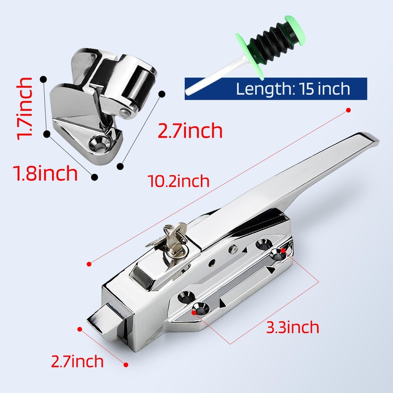 Pacify Walk in Cooler Door Handle, Heavy Duty Freezer Door