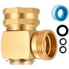SIGURANTA Garden Hose Swivel Elbow Connector - 90 Degree Right