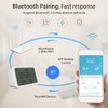 Tuya WiFi Temperature Humidity Light Detection Alarm Clock 4 In
