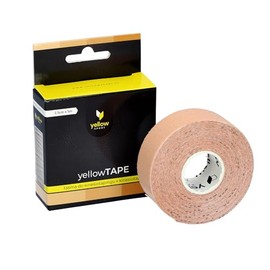 yellowTAPE Face Tape – 2,5 cm x 5 m Kinesiology Tape Beige – Lifting Tape für Gesicht, Anti-Falten Tape für Glatte Haut & Schlupflider, Hautfreundliches Gesichtstape für Straffe Gesichtszüge