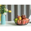 Black Wire Iron Basket Fruit Bowl