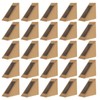 Yardwe 50pcs Triangle Sandwich Boxes with Window Kraft Paper Sandwich