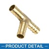 A ABSOPRO Brass Hose Fitting 10 mm 3-Way Tee Joiner
