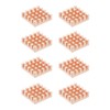 PATIKIL Copper Heatsink 14x14x4mm, 8 Pcs Heat Sink Cooler Radiator