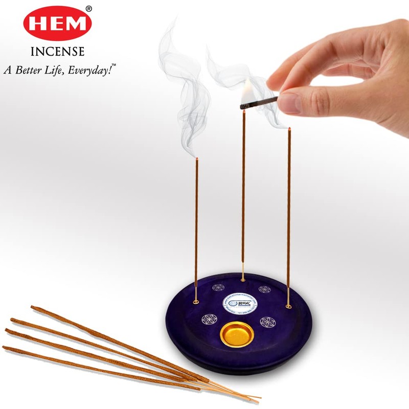 Hem Eucalyptus Incense Sticks (6 Hexa Boxes) with Wooden Incense