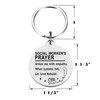 Richesele Social Worker's Prayer Keychain - Empathy & Appreciation Gift