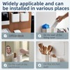 FANBODTA 2-Pack Stick-On Wall Mount Remote Holder - No Drill,