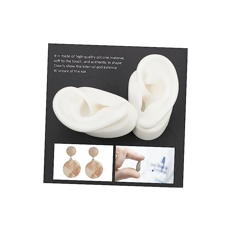 Exhibidor Oreja Silicon Modelo Oreja Pantallas Ventanas Postizas Molde