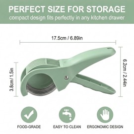 Banana Slicer 1 Pcs Fruit Cutter For Banana Strawberry Grape Salad