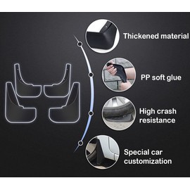 Z.MYUKI: CX-30 DM Mud Flap Guards Accessories Original Interior for Mazda CX30 2019-2023 2024, Pack of 4