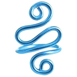 Turquoise and Rose red Crochet Tension Ring,Adjustable Lefties & Righties Yarn Tension Control Ring for Finger,Gifts for Her Knitting and Crochet