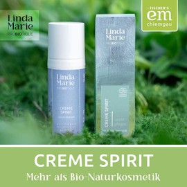 Linda Marie PROBIOTIQUE Creme Spirit 50 ml, natural, light cream for day and night, certified organic natural cosmetics, vegan and without microplastic