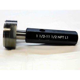 New 1 1/2 11 1/2 NPT L1 Pipe Thread Plug GAGE 1.5 11.5 N.P.T. L-1 Inspection