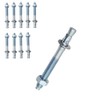 3/8 inch x 3 inch (M10x80mm) Zinc Plated Wedge Anchors,