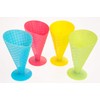 Ice Cream Sundae Dish Pack of 4 Cone Shaped Dessert