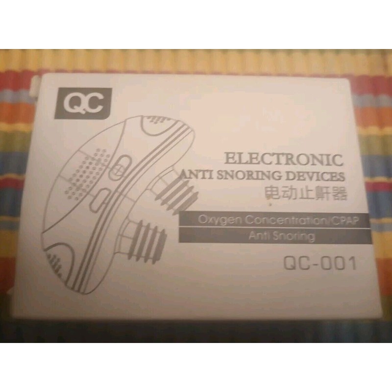 QC Electronic Anti-Snoring Device QC-001 TURQUOISE USB-C RECHARGEABLE