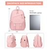 Pink School Backpack for Teen Girls: 15.6 Inch College Book