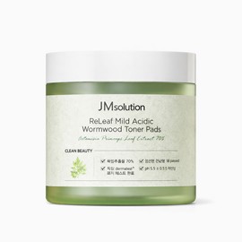 제이엠솔루션 릴리프 약산성 약쑥 토너패드 140ml, 70매입, 1개 JM Solution Relief Mild Acidic Mugwort Toner Pad 140ml, 70 sheets, 1 piece