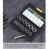 Bixury 14-Piece Nut Remover Set 3/8 Inch Nut Socket Set