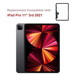 swark swark Neue Touchscreen Glas Digitizer Ersatz f1r iPad Pro 11' 3rd 2021 A2301, A2459, A2460 Touchscreen Frontglasscheibe mit aktualisiertem Reparaturwerkzeugsatz-kein LCD-Display