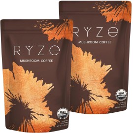 RYZE 2Pack Ryze Organic Mushroom Coffee 30 Servings Free Shipping New