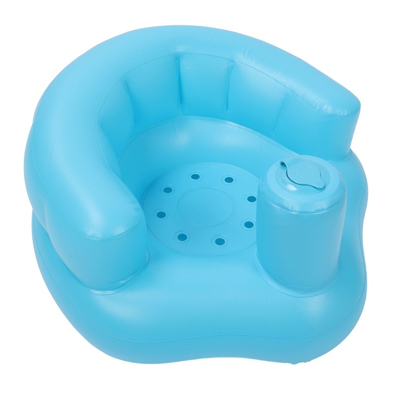 Inflatable Baby Chair Safe Built in Air Pump Soft PVC