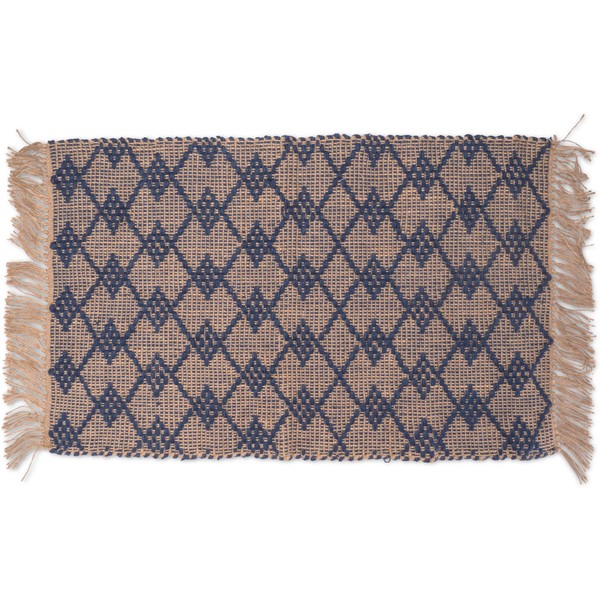 Decorasian Boho Rug, Braided Jute 60 x 90 cm -