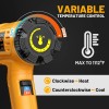 SEEKONE Heat Gun 1800W Heavy Duty Hot Air Gun Kit