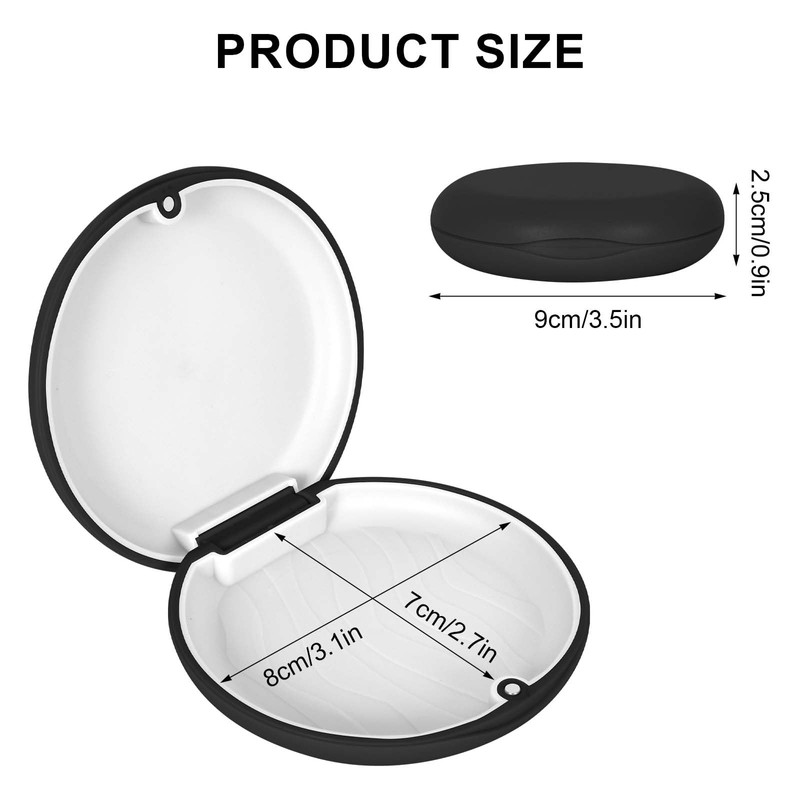 ZYFC Orthodontic Teeth Aligner Case, Denture Retainer Box, Vibrant Slim