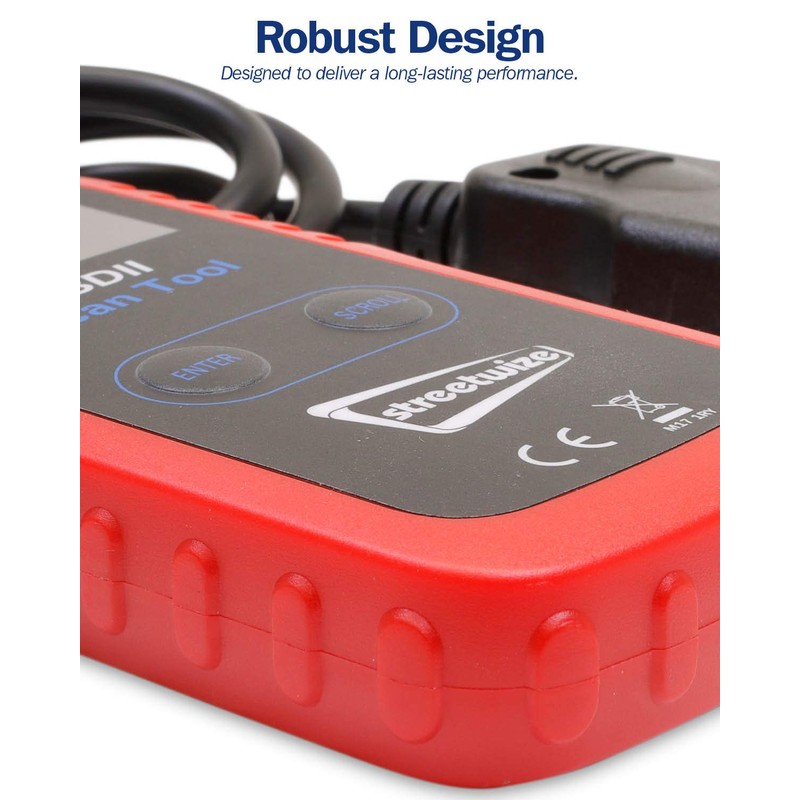 Streetwize - OBDII Vehicle Diagnostic Reader, OBD2 Reader, Automotive Engine