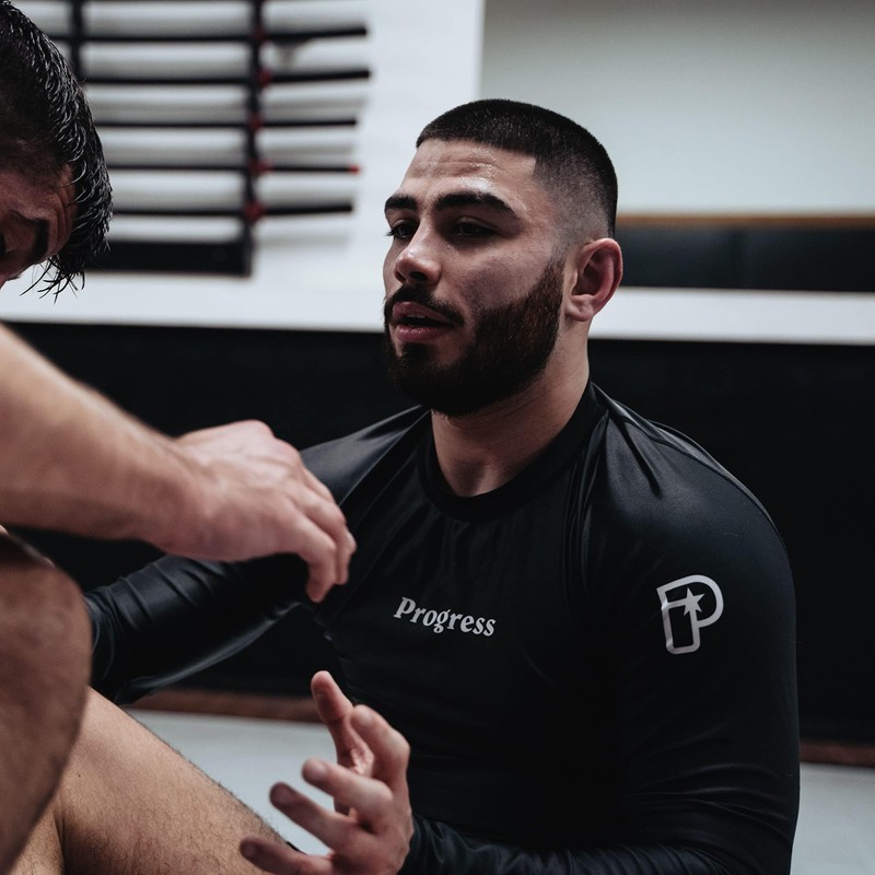 Progress Jiu Jitsu Academy Long Sleeve SleeveRashguard | Durable BJJ