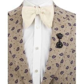 A N KINGPiiN Lapel Pin for Men Matte Black Crown with Hanging Crowned Eagle Victory Brooch Suit Stud, Shirt Studs Men's Accessories Badge