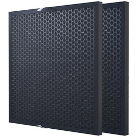 Waykar Activated Carbon Filter Replacement – Reduces Odors, Smoke – Compatible with Waykar 550 CFM Air Scrubber (2-Pack)