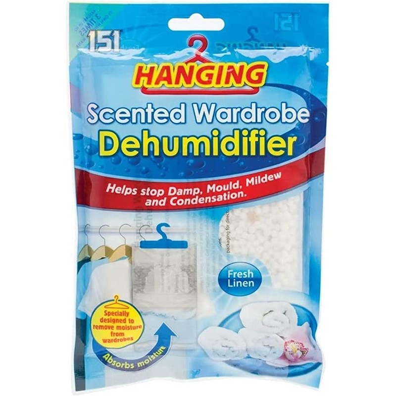 Scented Hanging Wardrobe Dehumidifier Damp Mould Condensation Control Set of