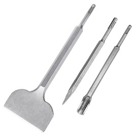 ESCULTORA 4Inch Air Chisel Bit, Premium Alloy Steel Tile Removal Tool with Compatible Handle, Tile Chisel Can Remove Floor Tiles, Ceramic Tiles, Concrete Splatter, Weld Spatter, Rust