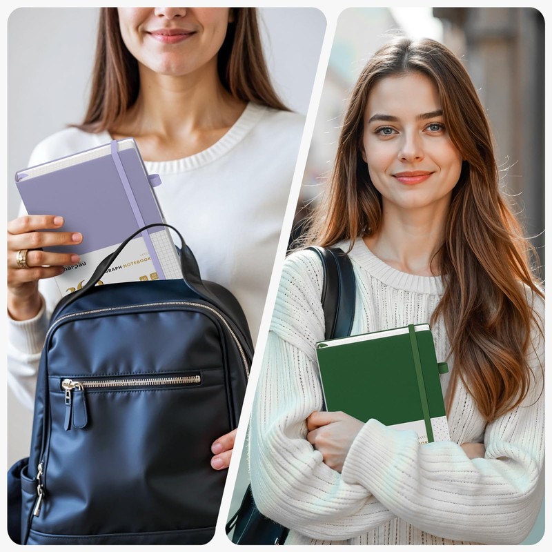 Smarpau Notebook A5, Dotted Journal, 360 Pages Bullet Dotted Journal