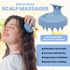 Peptide Labz Scalp Massager Shampoo Brush – Eco-Friendly Wheat Straw