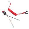 Boat Safety Kill Stop Switch Stop Cord with Wrist Strap,