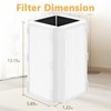 CAP-1000 Replacement Filter Compatible With Cuisinart CAP-1000FPK Air Purifier, 3-In-1