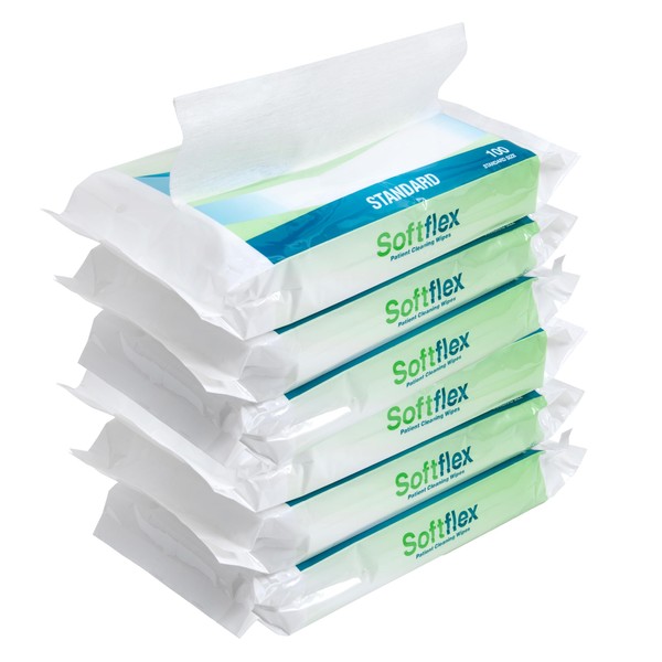 6 x Easy Care Solutions | Patient Cleansing Dry Wipes