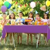 Kongdaoth 54" X 100' Plastic Tablecloth Roll Purple Disposable Plastic