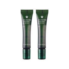 (1+1) Real Squeeze Aloe Vera Eye Serum/Eye Care/Wrinkle Improvement (1+1) 리얼 스퀴즈 알로에베라 아이세럼 /아이케어/주름개선