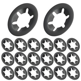 Qrity 20 Pcs Retaining Rings Washers 4mm Inner Diameter 12mm Outside Diameter Lock Washers Washer Clamping Washer
