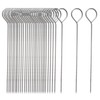 HONBAY 30PCS Stainless Steel Barbecue Skewers Roast Goose Needles Turkey