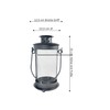 Mariles Lantern for Standing with Handle Weatherproof 21 cm Grave